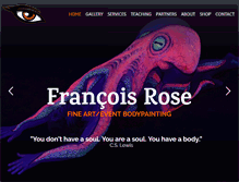 Tablet Screenshot of francoisrose.com